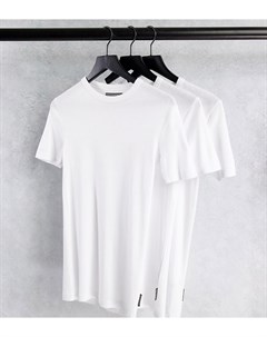 Набор из 3 белых футболок для дома Tall French connection