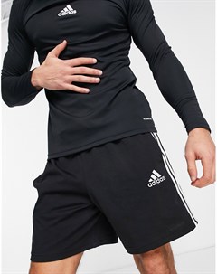 Черные шорты с 3 полосками Essential Adidas performance