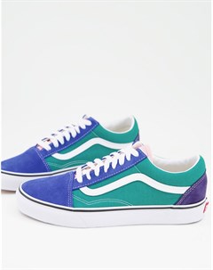 Разноцветные кроссовки Old Skool Retro Court Vans