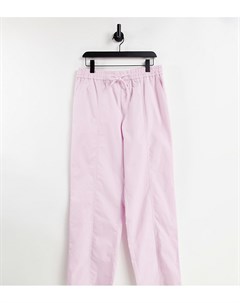 Прямые розовые брюки Unisex Collusion