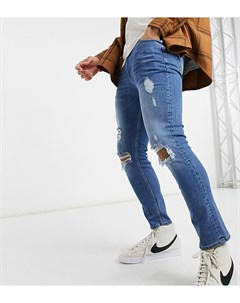 Выбеленные рваные джинсы скинни Asos design