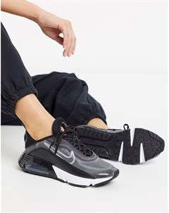 Черно серебристые кроссовки Air Max 2090 Nike
