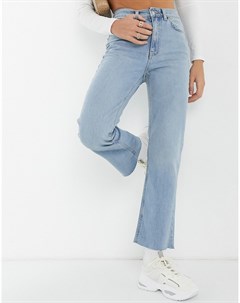 Светлые расклешенные джинсы до щиколотки Asos design