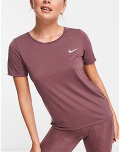 Фиолетовая футболка с короткими рукавами Nike Run Division Dri FIT Nike running