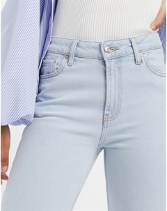 Светлые зауженные джинсы с классической талией в винтажном стиле Asos design