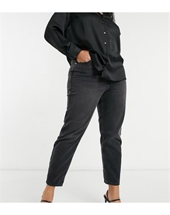 Черные джинсы в винтажном стиле River island plus