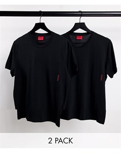 Комплект из 2 черных футболок HUGO Hugo bodywear