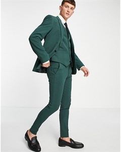 Зеленые супероблегающие брюки Asos design