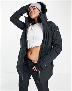 Длинная лыжная куртка черного цвета Mount Bindo Columbia