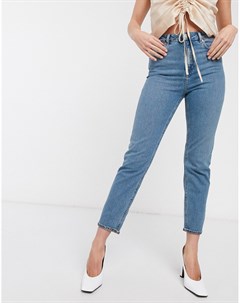Узкие джинсы в винтажном стиле с завышенной талией recycled farleigh Asos design