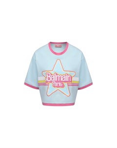 Хлопковая футболка x Barbie Balmain