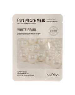 Маска для лица Pure Nature White Pearl 25 мл Secriss