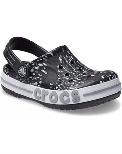 Сабо детские Kids Bayaband Graphic Clog Black Multi Crocs