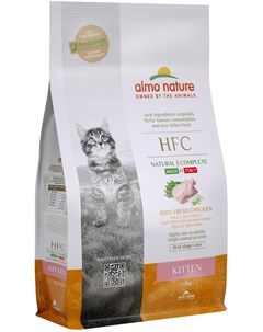 Сухой корм HFC со свежей курицей для котят 1 2 кг Курица Almo nature