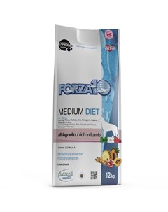 Сухой корм Forza 10 Medium Adult Diet с ягненком для собак 12 кг Ягненок Forza10