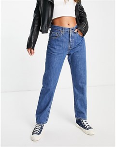 Выбеленные укороченные джинсы с завышенной талией и прямыми штанинами 501 Levi's®