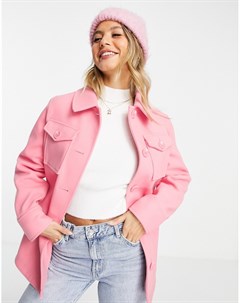 Розовая куртка рубашка Miss selfridge