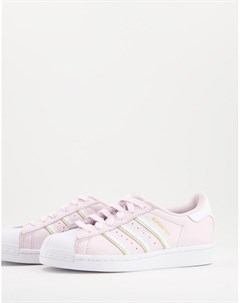 Бледно розовые кроссовки Superstar Adidas originals
