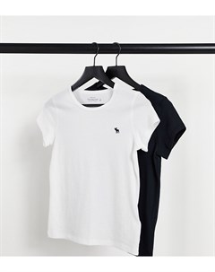 Набор из 2 футболок разных цветов с короткими рукавами Abercrombie & fitch