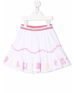 Расклешенная юбка с вышитым логотипом Billieblush