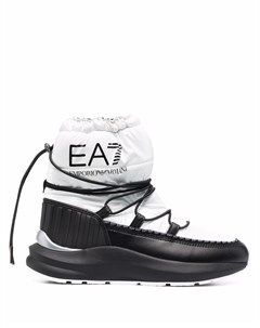 Дутые ботинки с логотипом Ea7 emporio armani