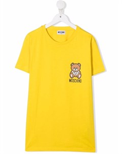 Футболка с логотипом Moschino kids