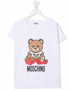 Футболка с принтом Moschino kids