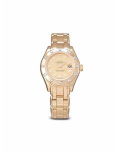 Наручные часы Lady Datejust Pearlmaster pre owned 29 мм 1991 го года Rolex
