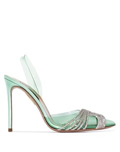 Туфли Gatsby 105 с кристаллами Aquazzura