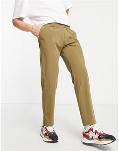 Коричневые брюки узкого кроя от комплекта Premium Jack & jones