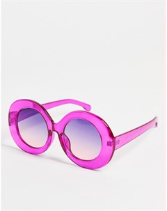 Солнцезащитные очки в стиле oversized с круглыми линзами Bubbles Aj morgan
