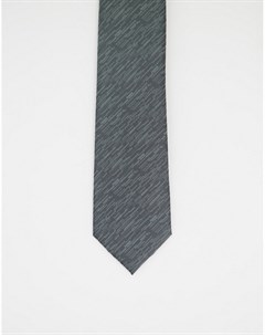 Однотонный галстук зеленого цвета French connection