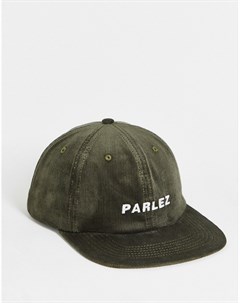 Зеленая вельветовая кепка Ladsun Parlez