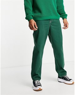 Зеленые свободные джинсы Asos design