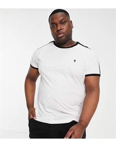 Белая футболка со вставкой Plus French connection