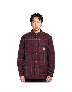 Рубашка Archer Shirt Jac Archer Check Wine 2022 Carhartt wip