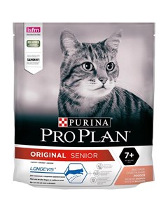 Сухой корм ProPlan для взрослых кошек старше 7 лет лосось 400гр Purina pro plan