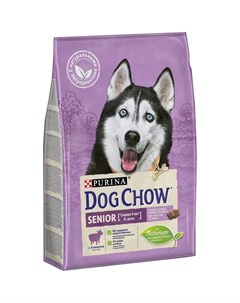 Сухой корм для взрослых собак старше 9 лет с ягненком 2 5кг Dog chow