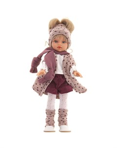 Кукла девочка Munecas Dolls Зои в розовом 33 см виниловая Antonio juan