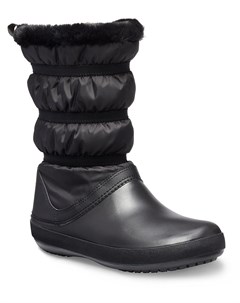 Зимние сапоги женские Women s Crocband Winter Boot Black Black Crocs