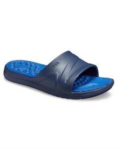 Шлепанцы Reviva Slide Navy Blue Jean Crocs