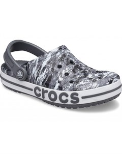 Сабо Bayaband Printed Clog Slate Grey Glitch Crocs