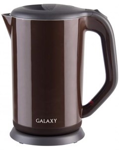 Чайник GL0318 2000 Вт коричневый 1 7 л металл пластик Galaxy