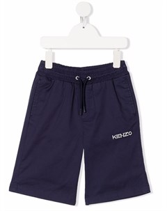 Шорты с вышитым логотипом Kenzo kids