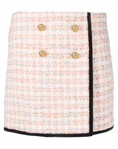 Твидовая юбка с контрастной отделкой Chiara ferragni