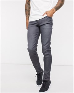 Серые строгие джинсы скинни Asos design