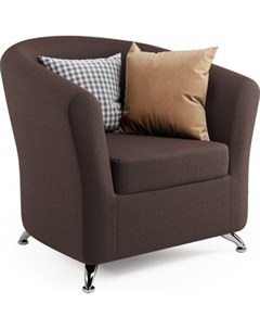Кресло Евро шоколадная рогожка Шарм-дизайн