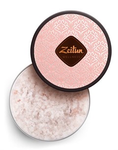 Соль для ванн ароматическая Ритуал нежности с дамасской розой и маслом персика Zeitun