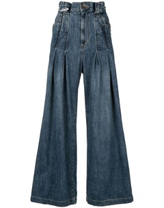 Широкие джинсы с завышенной талией Maison mihara yasuhiro
