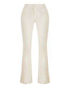Белые расклешенные брюки Acne studios